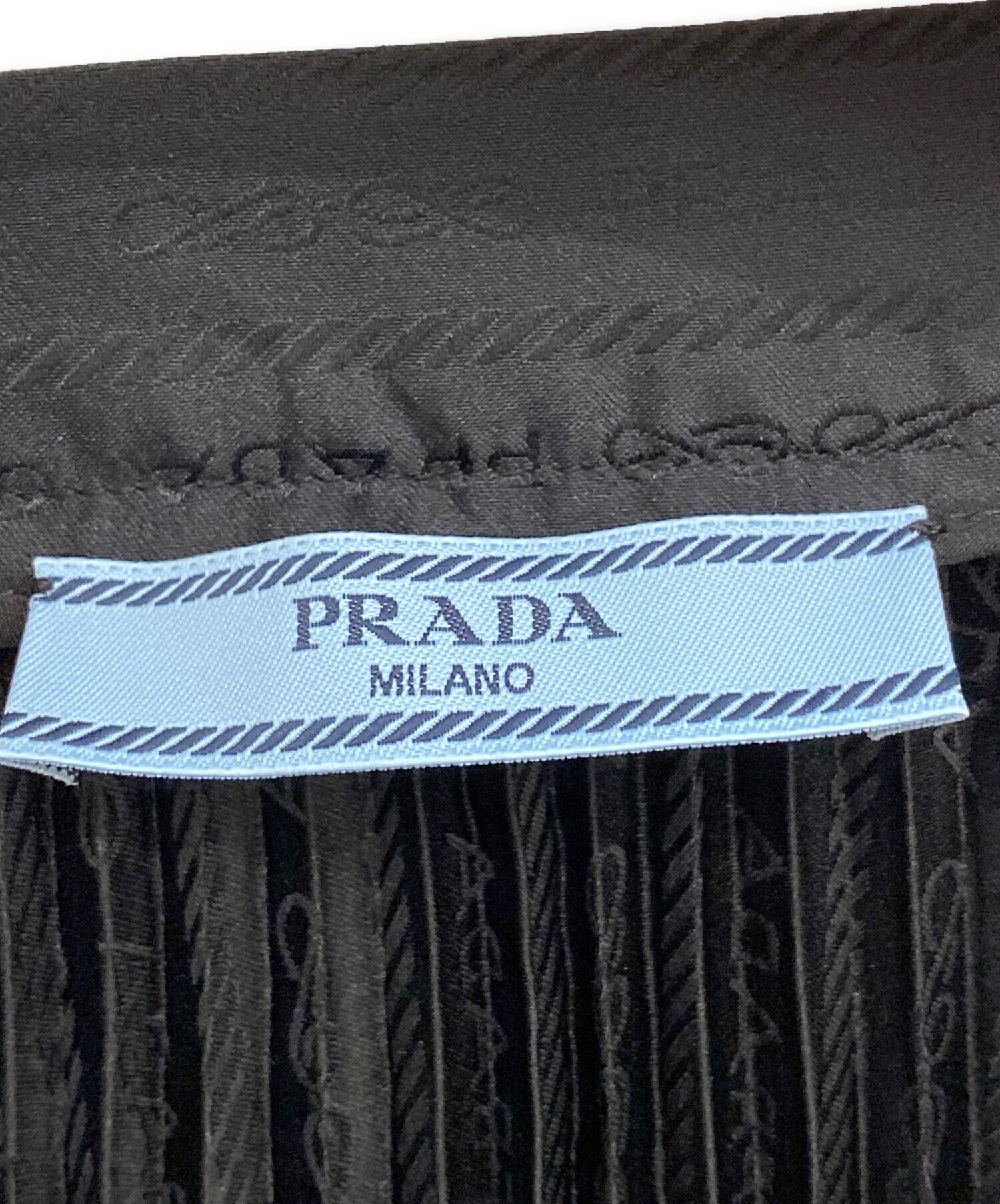 PRADA プリーツスカート ブラック グレー PRADA/プラダ_Women通販 | Re-Nylon プリーツスカート【送料無料