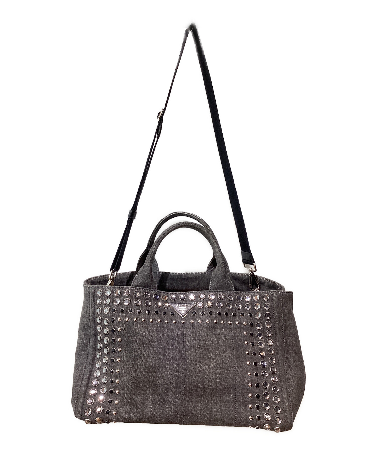 中古・古着通販】PRADA (プラダ) 2WAY Denim Tote Bag（2WAYデニム 