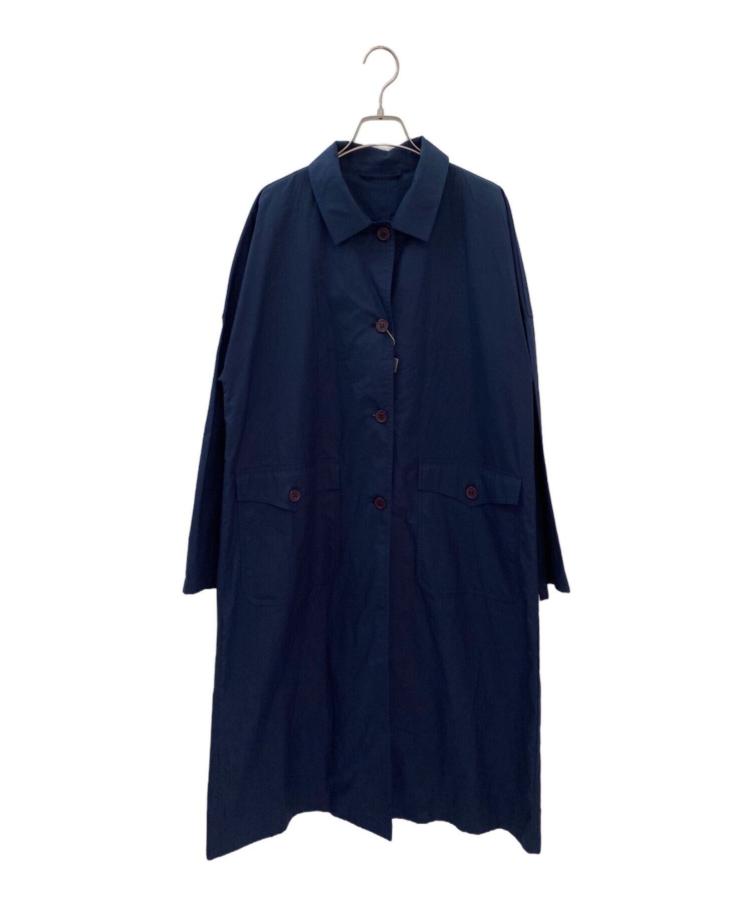 中古・古着通販】HERNO (ヘルノ) トレンチコート ネイビー サイズ:46