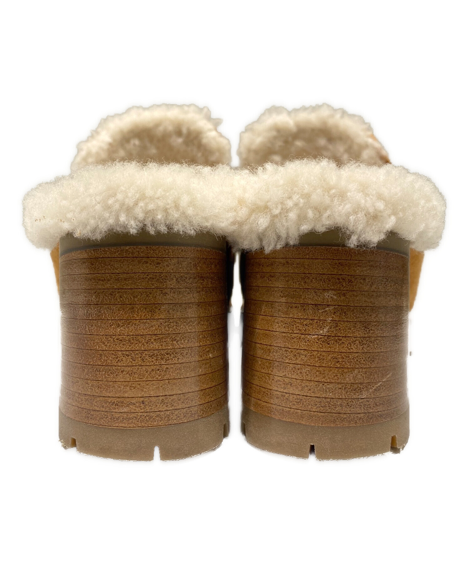 中古・古着通販】HERMES (エルメス) ミュール《フロール》 キャメル