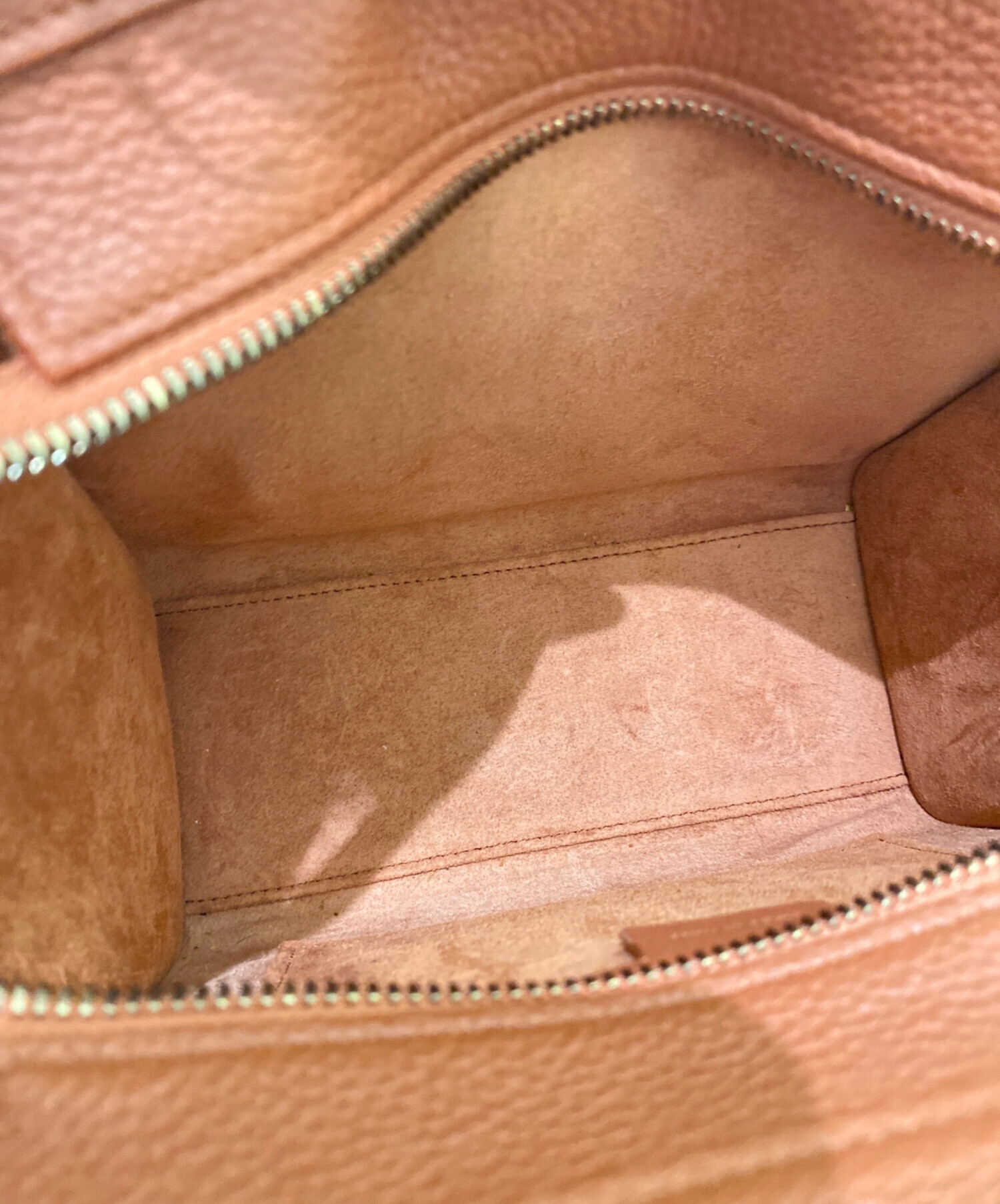 中古・古着通販】CELINE (セリーヌ) ラゲージ ナノ オレンジ サイズ 