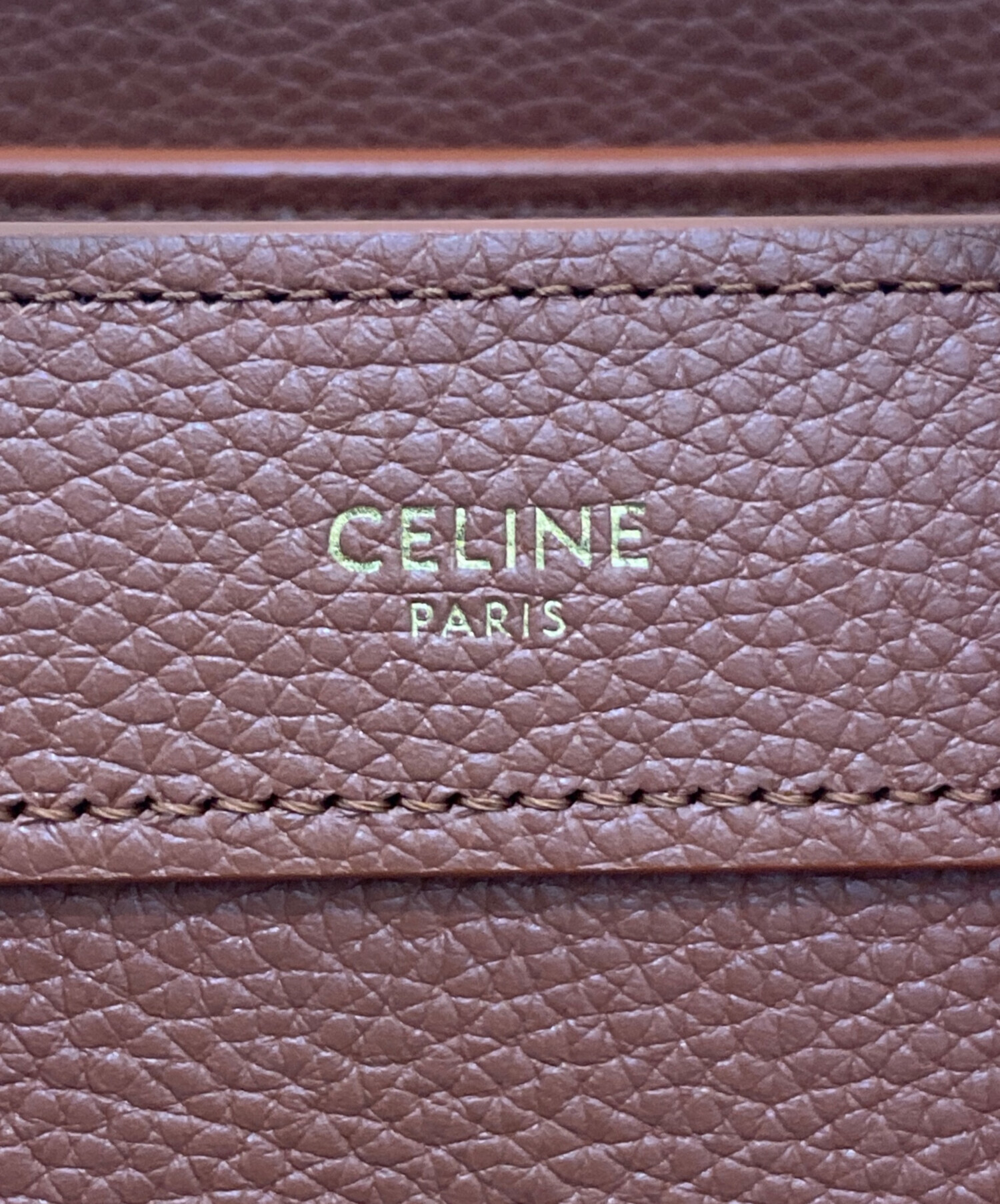 中古・古着通販】CELINE (セリーヌ) ラゲージ ナノ オレンジ サイズ 