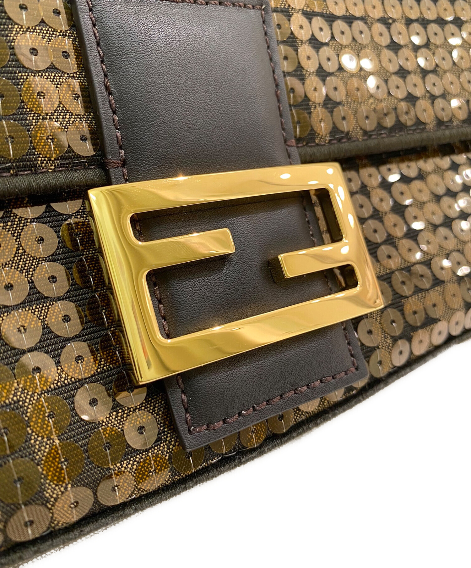 中古・古着通販】FENDI (フェンディ) スパンコール マンマバケット