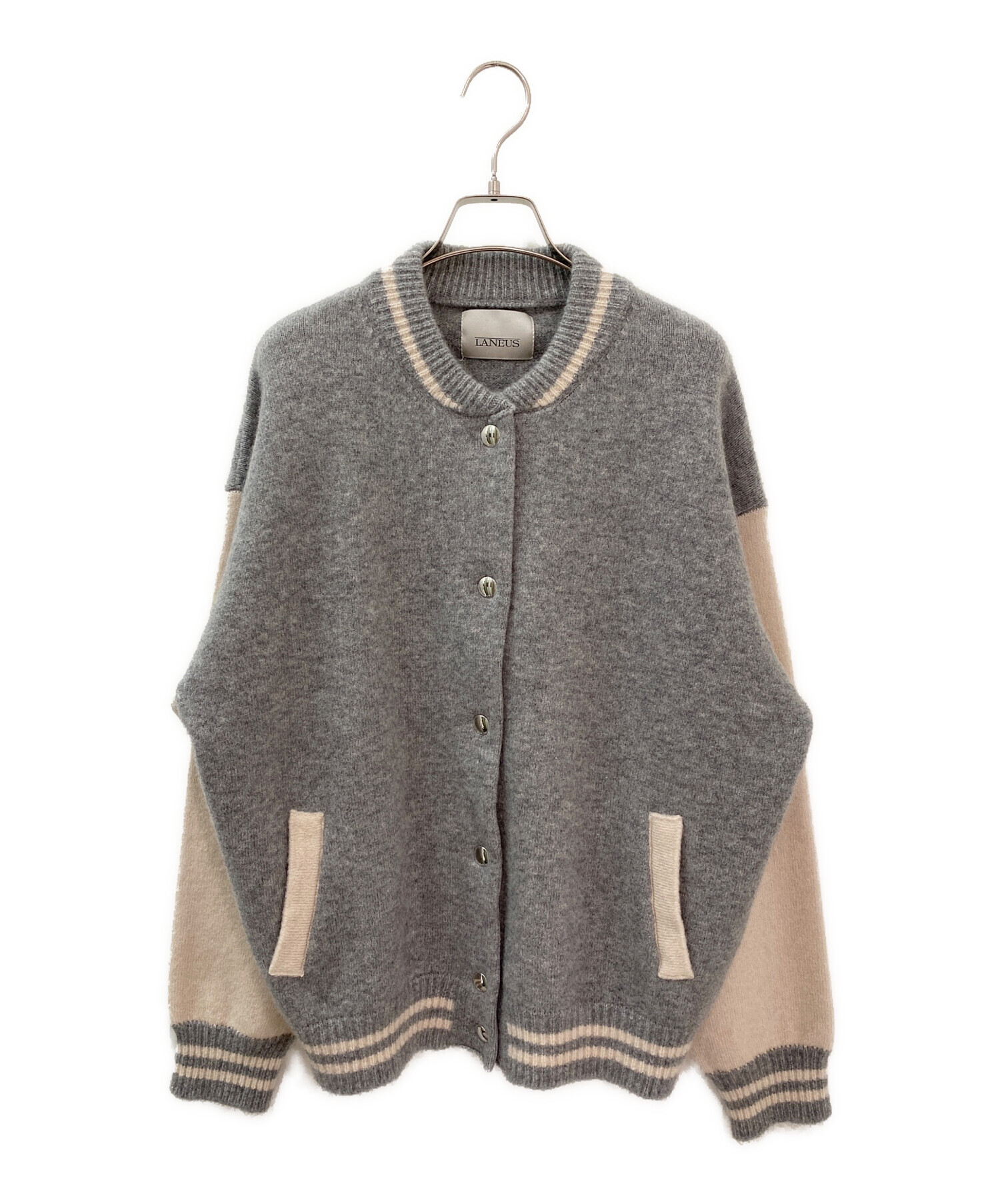 L'Appartement【LANEUS/ラネウス】 BOMBER JACKET 中古・古着通販】LANEUS (ラネウス) BOMBER JACKET グレー サイズ:Free