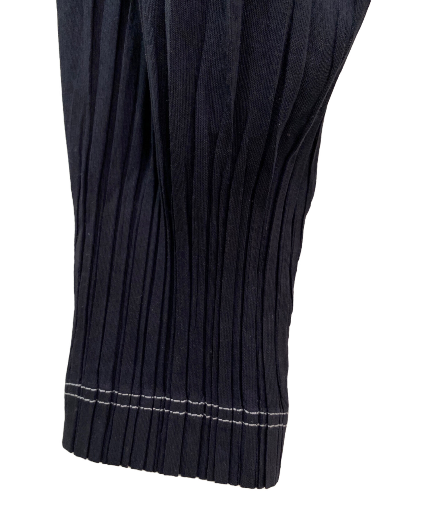 希少 PLEATS PLEASE 総柄 アラジンパンツ ワイドジョガーパンツ 希少