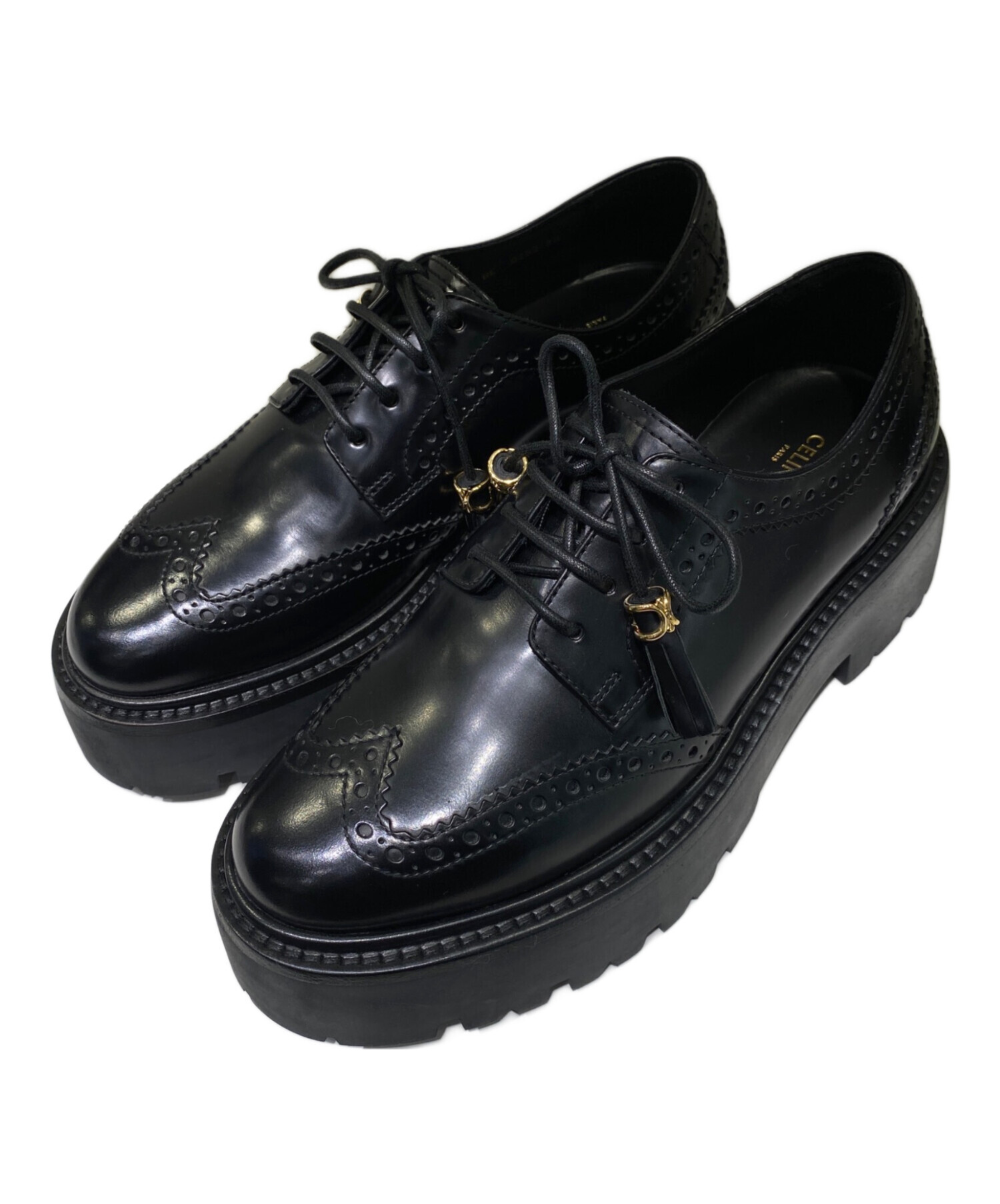 中古・古着通販】CELINE (セリーヌ) バルキー ブローグ ダービー