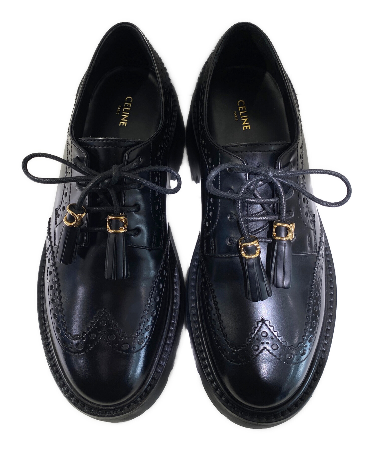 中古・古着通販】CELINE (セリーヌ) バルキー ブローグ ダービー