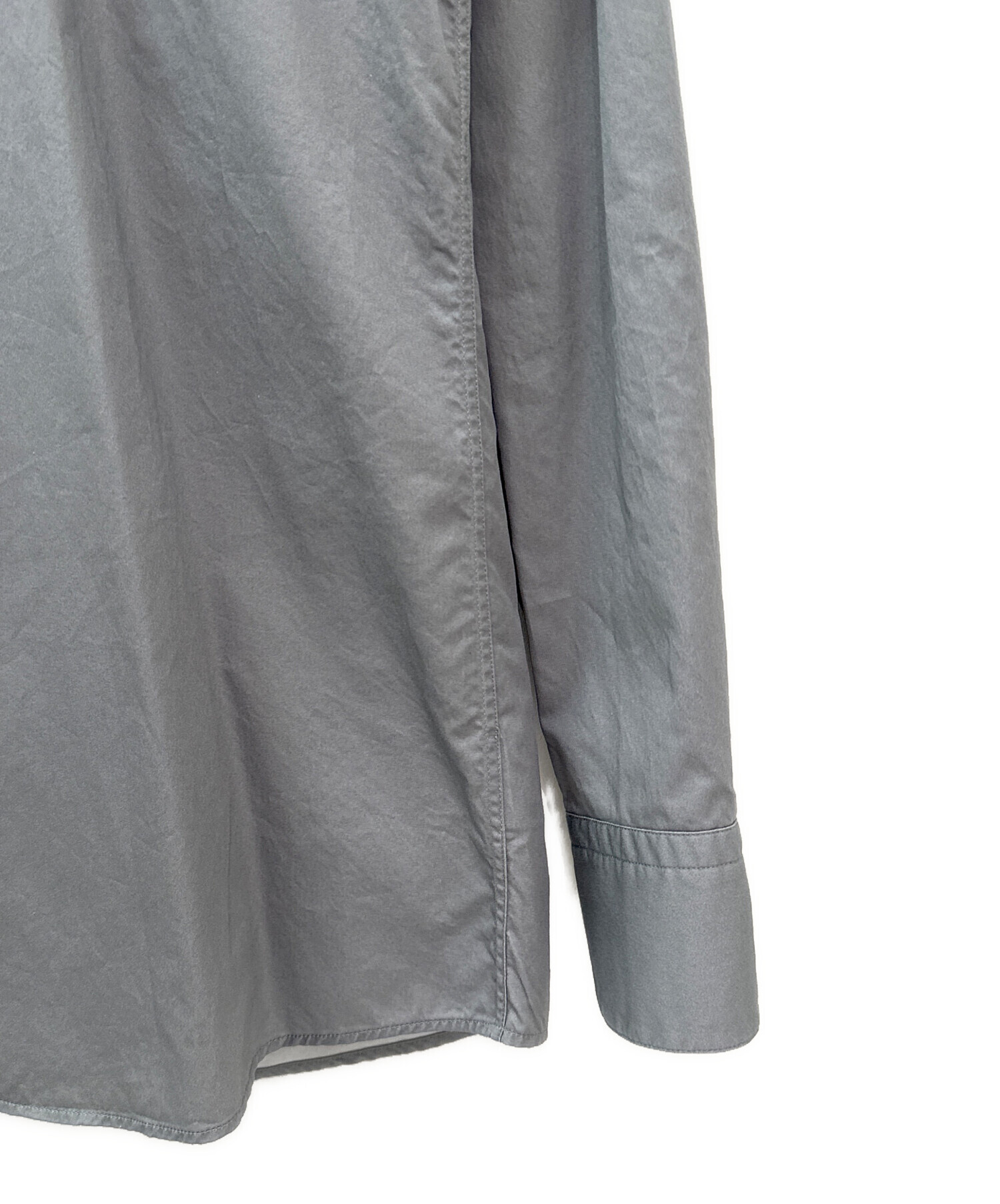 DRIES VAN NOTEN ドリスヴァンノッテン ブラウス XS グレー 【古着】【中古】【送料無料】 中古・古着通販】DRIES VAN NOTEN (ドリスヴァンノッテン) CANNON TRIS
