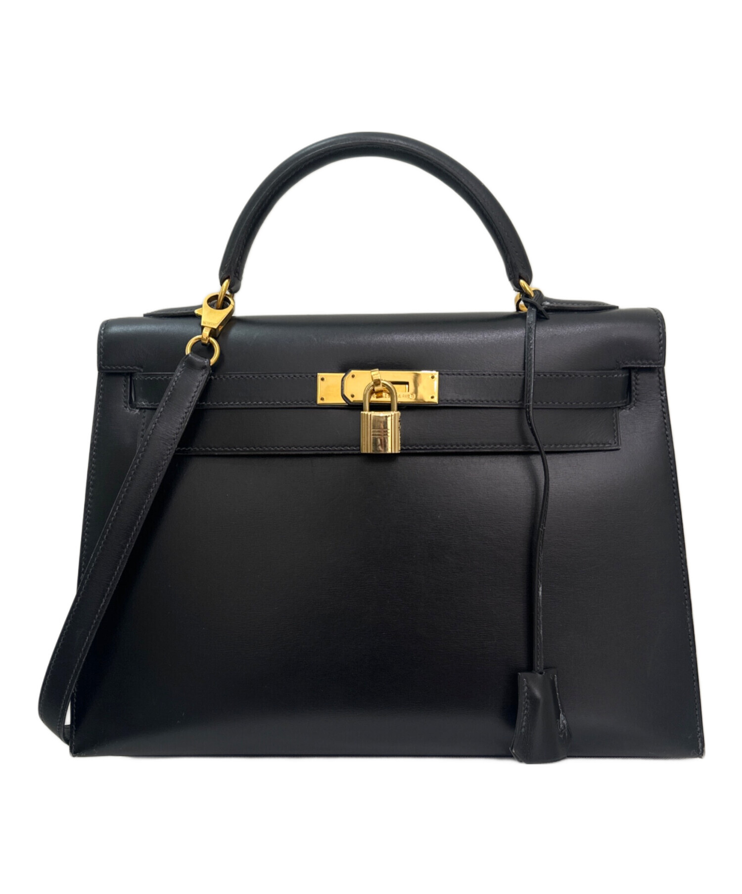 中古・古着通販】HERMES (エルメス) ケリー32 ブラック サイズ:32