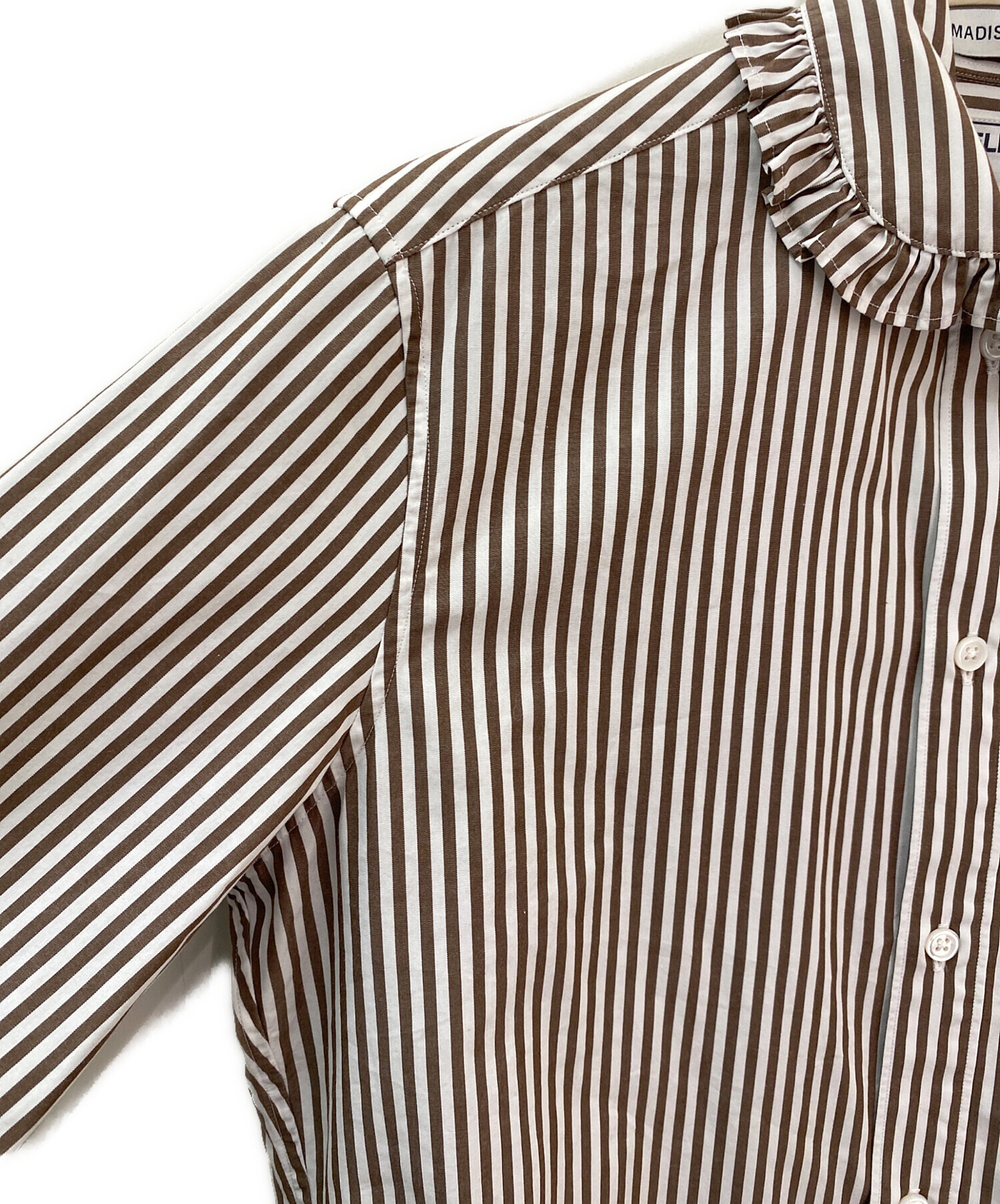 中古・古着通販】MADISON BLUE (マディソンブルー) ROUND COLLAR FRILL 
