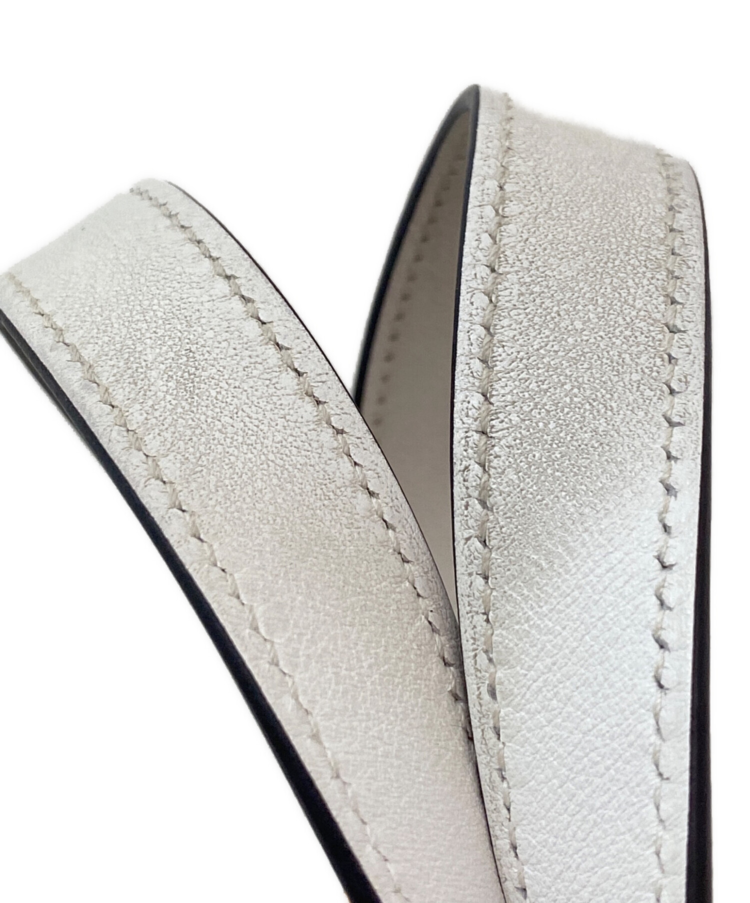 中古・古着通販】HERMES (エルメス) インザループ18 ホワイト系 サイズ