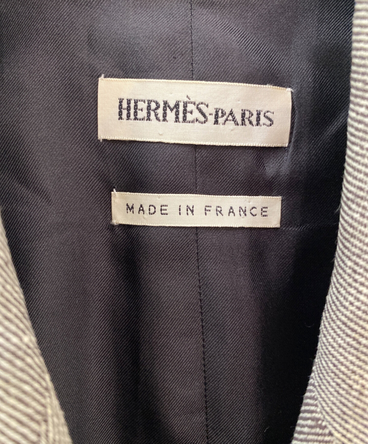 中古・古着通販】HERMES (エルメス) リネンジレ ベージュ サイズ:34 