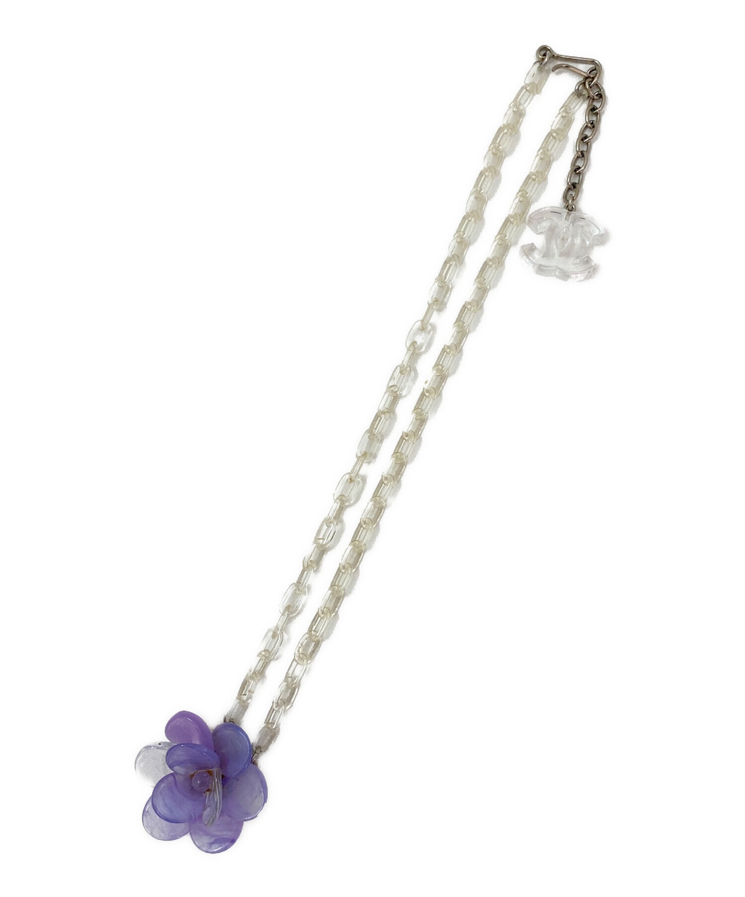 中古・古着通販】CHANEL (シャネル) カメリアチェーンネックレス