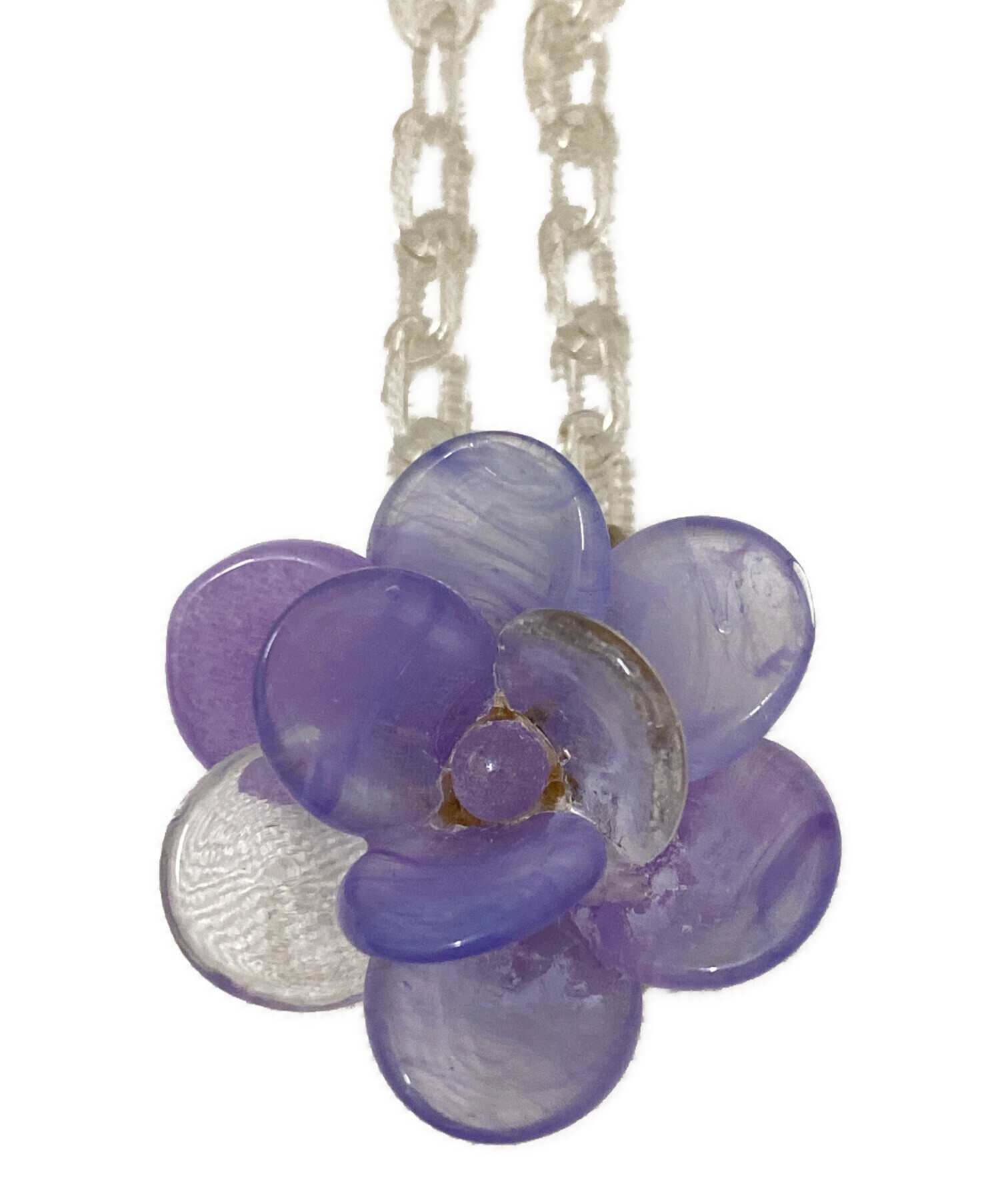 中古・古着通販】CHANEL (シャネル) カメリアチェーンネックレス