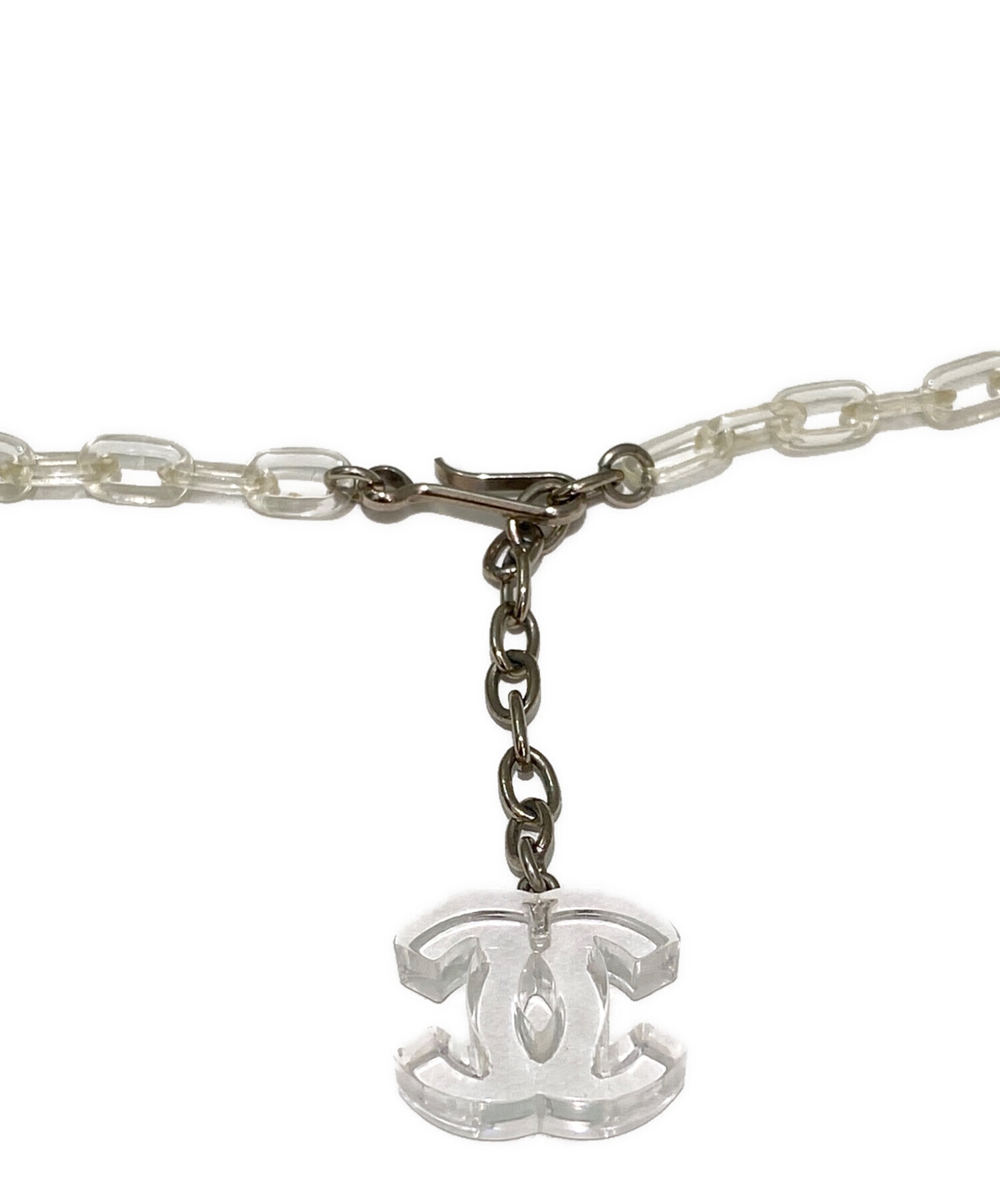 中古・古着通販】CHANEL (シャネル) カメリアチェーンネックレス