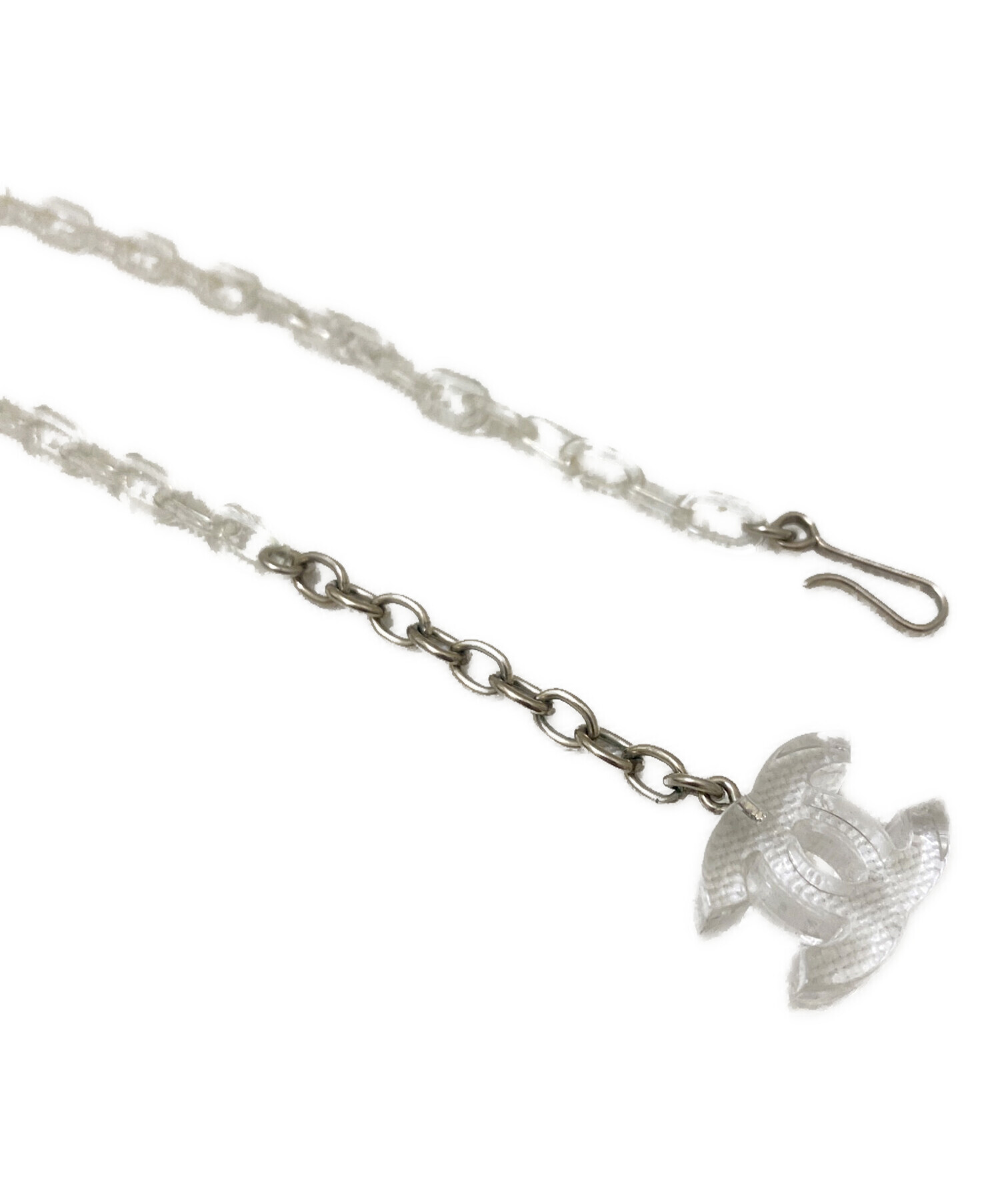 中古・古着通販】CHANEL (シャネル) カメリアチェーンネックレス