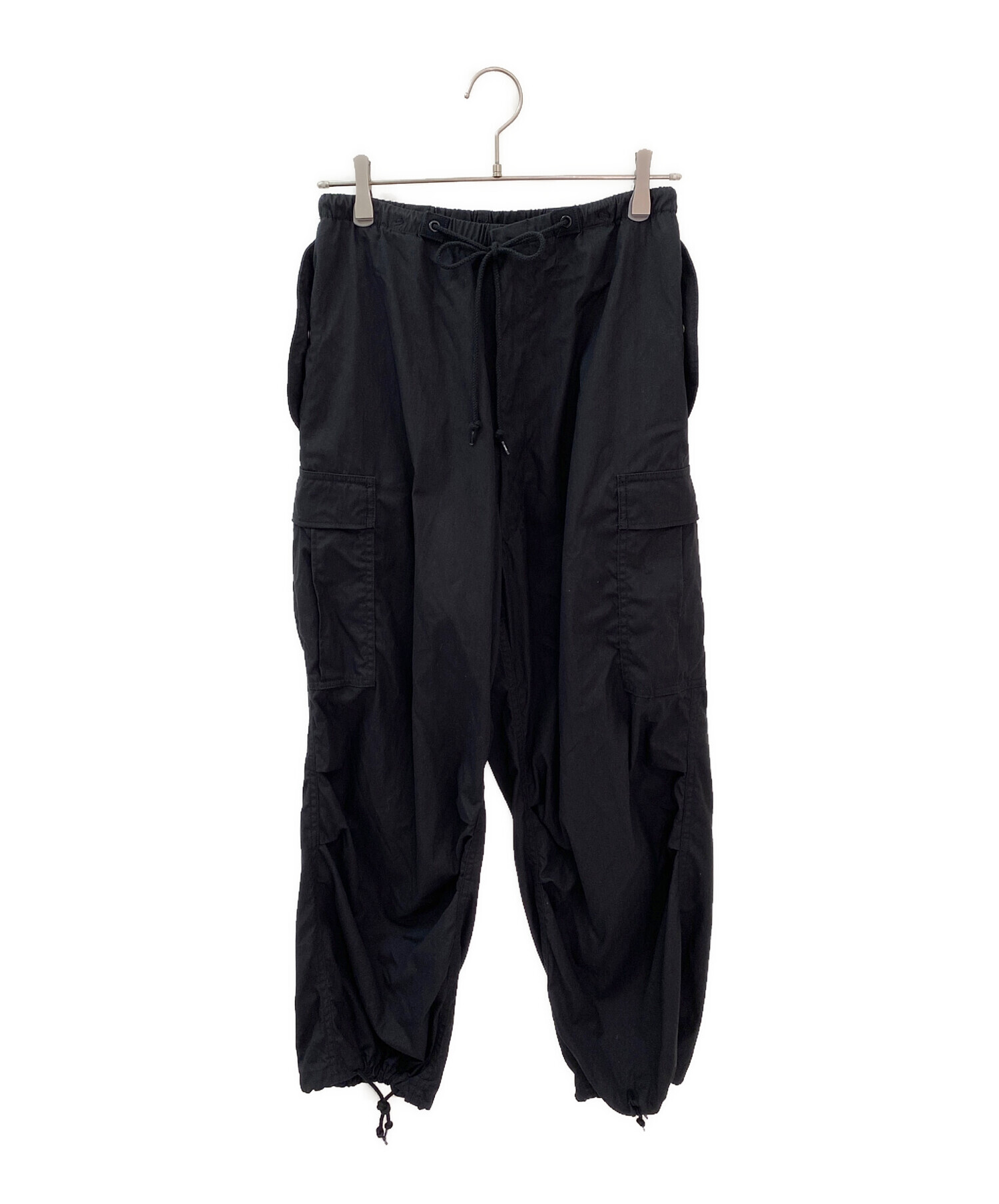中古・古着通販】HYKE (ハイク) カーゴパンツ ブラック サイズ:4