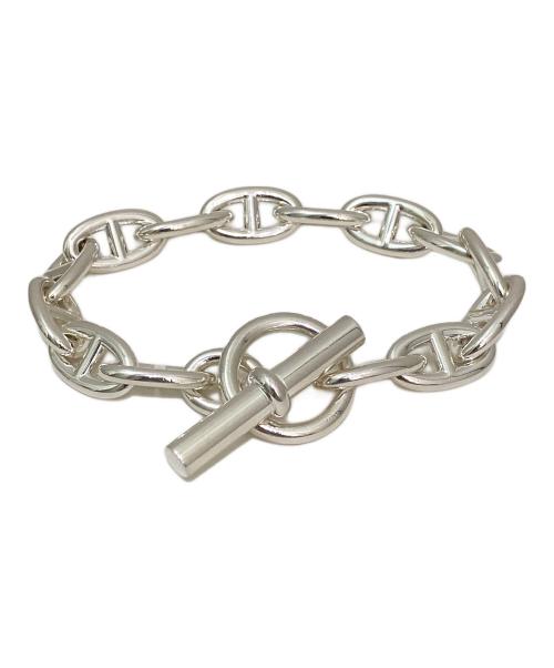 ★ 中古 箱無し エルメス HERMES プレート シェーヌダンクル 楽天市場】エルメス シェーヌダンクル GM ブレスレット シルバー ユニ