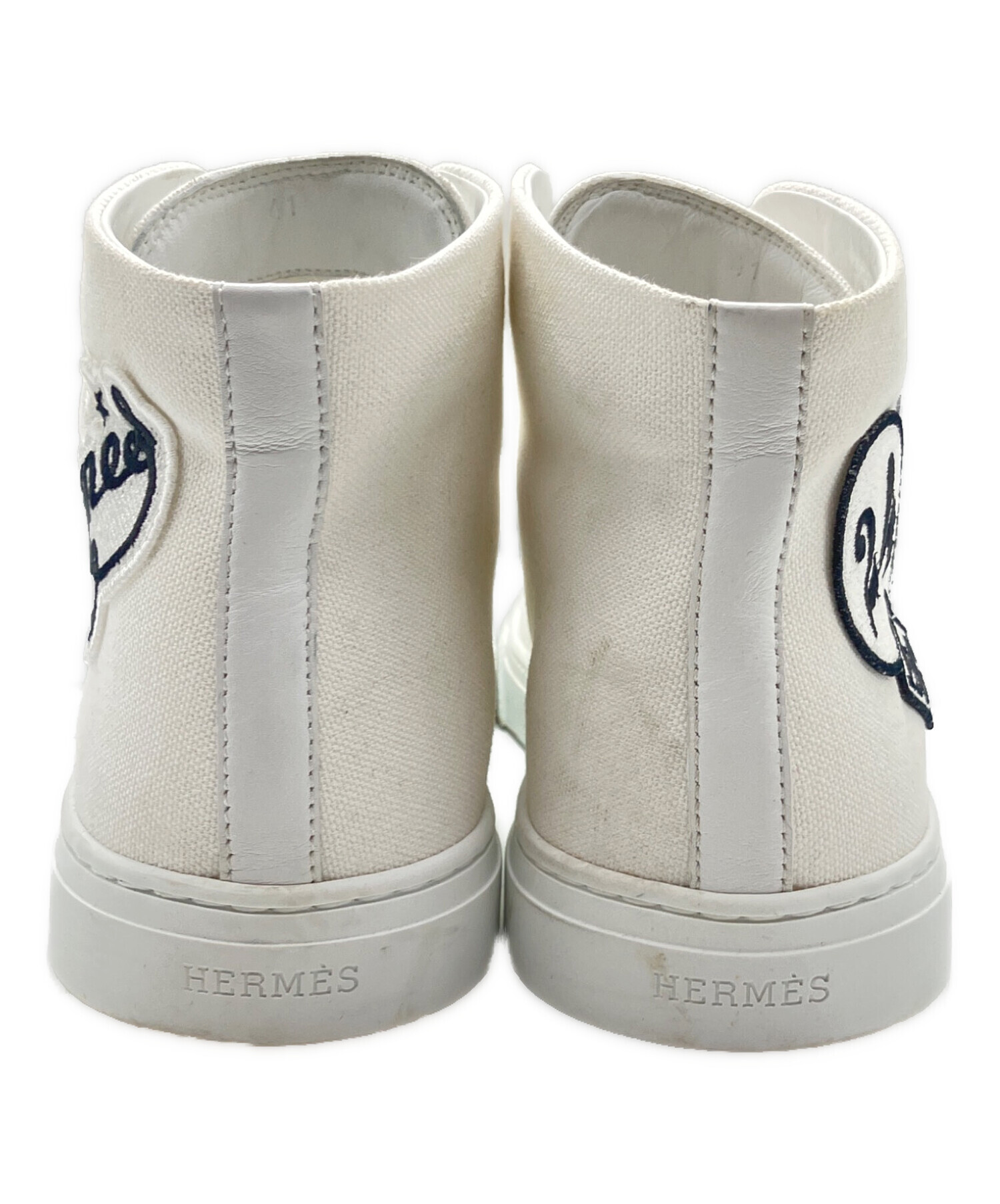 中古・古着通販】HERMES (エルメス) Iriko high-top sneakers イリコ 