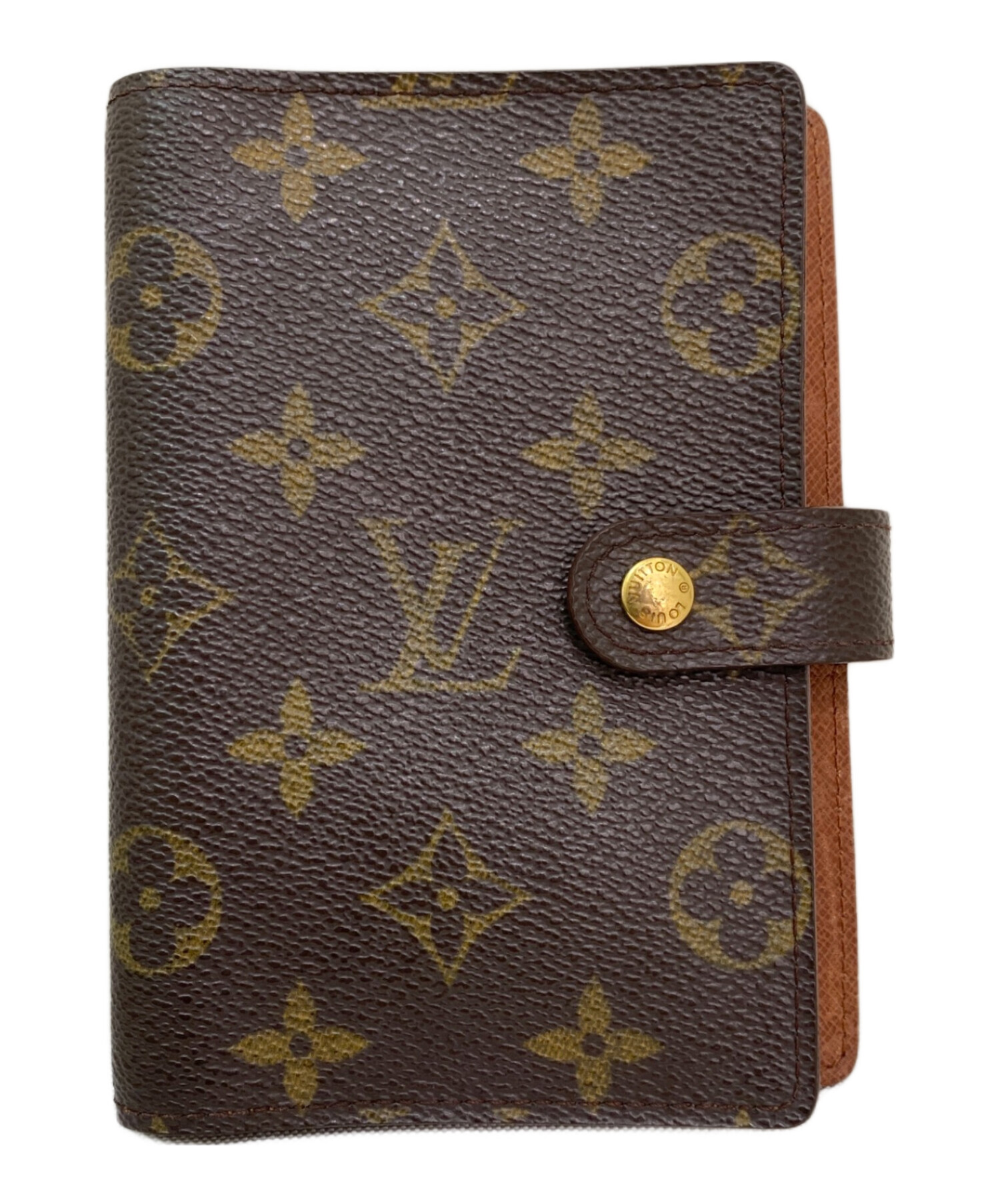 LOUIS VUITTON◇アジェンダ・ミニ_モノグラム・キャンバス/レザー/BRW