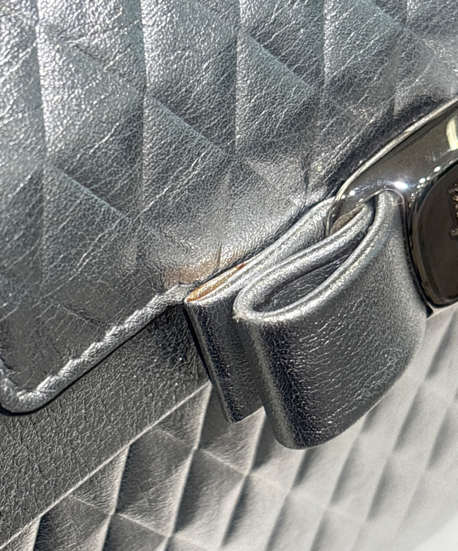 未使用 フェラガモ シルバー チェーン ショルダーバッグ 銀 イタリア製 布袋 中古・古着通販】Salvatore Ferragamo (サルヴァトーレ フェラガモ