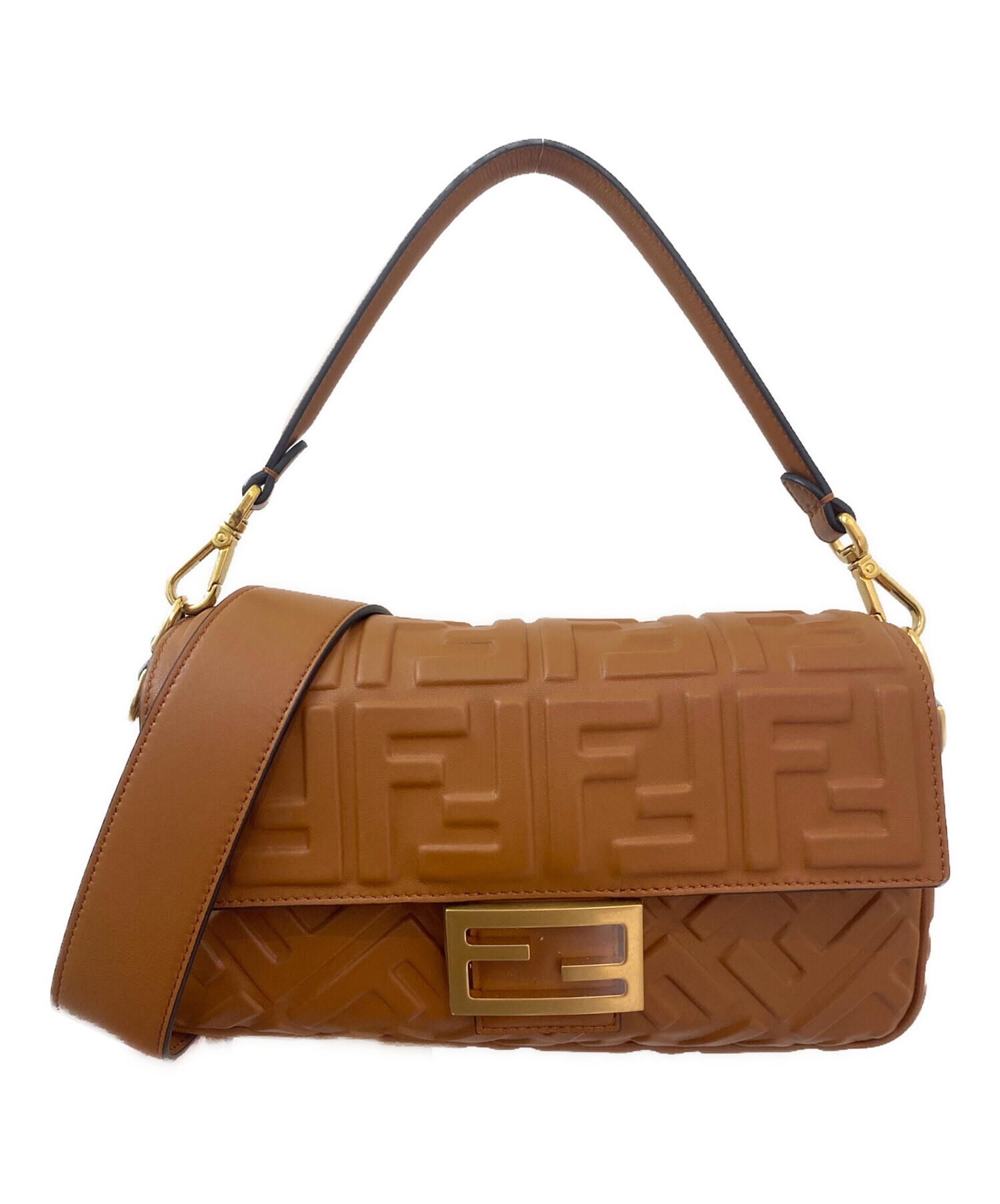 中古・古着通販】FENDI (フェンディ) バゲット ブラウン 未使用品