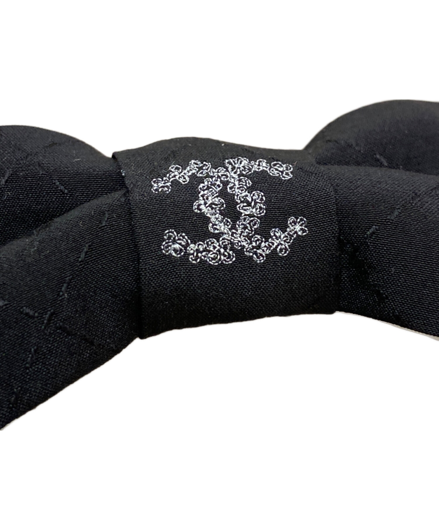 中古・古着通販】CHANEL (シャネル) ココマーク付きバレッタ ブラック