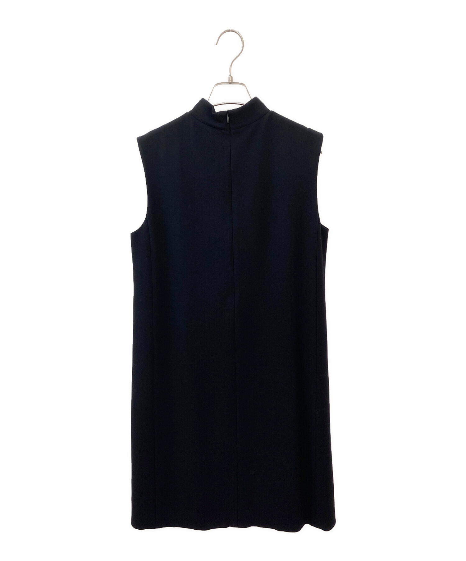 MADISON BLUE　ノースリーブワンピース　ブルー　１ 中古・古着通販】MADISON BLUE (マディソンブルー) ハイネック