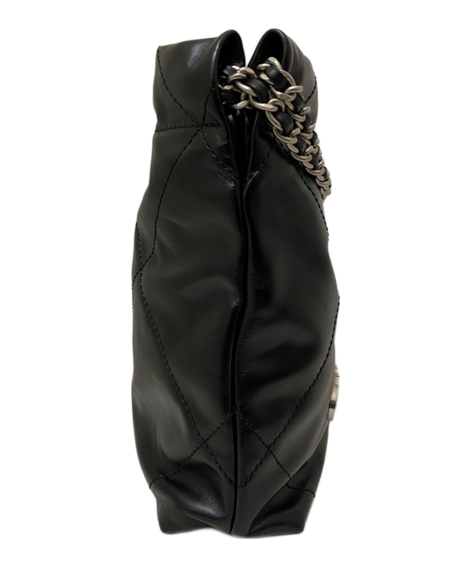 chanel 数回使用済み 中古・古着通販】CHANEL (シャネル) シャネル22 ミニ ブラック