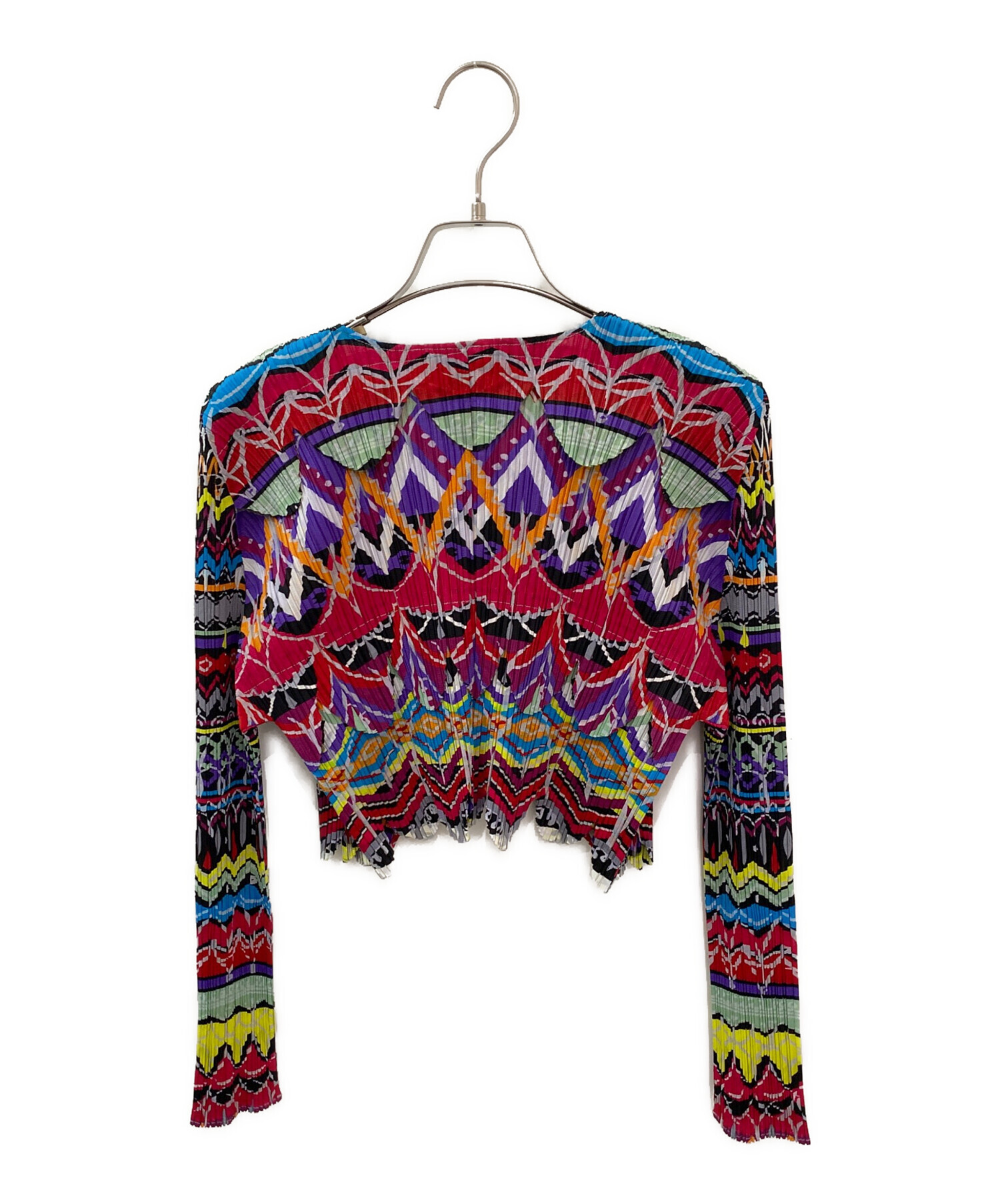 PLEATS PLEASE 多色プリーツカーディガン