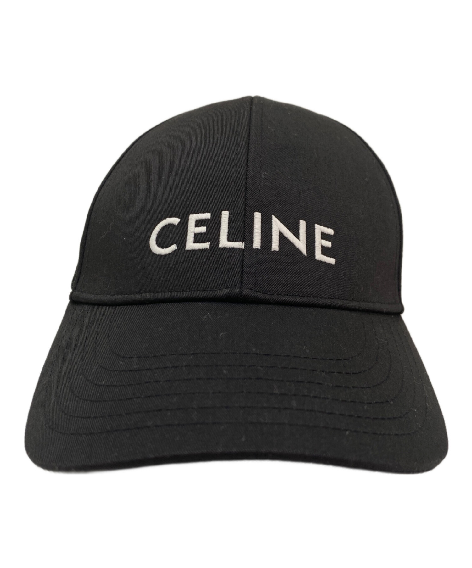 中古・古着通販】CELINE (セリーヌ) ベースボールキャップ ブラック 