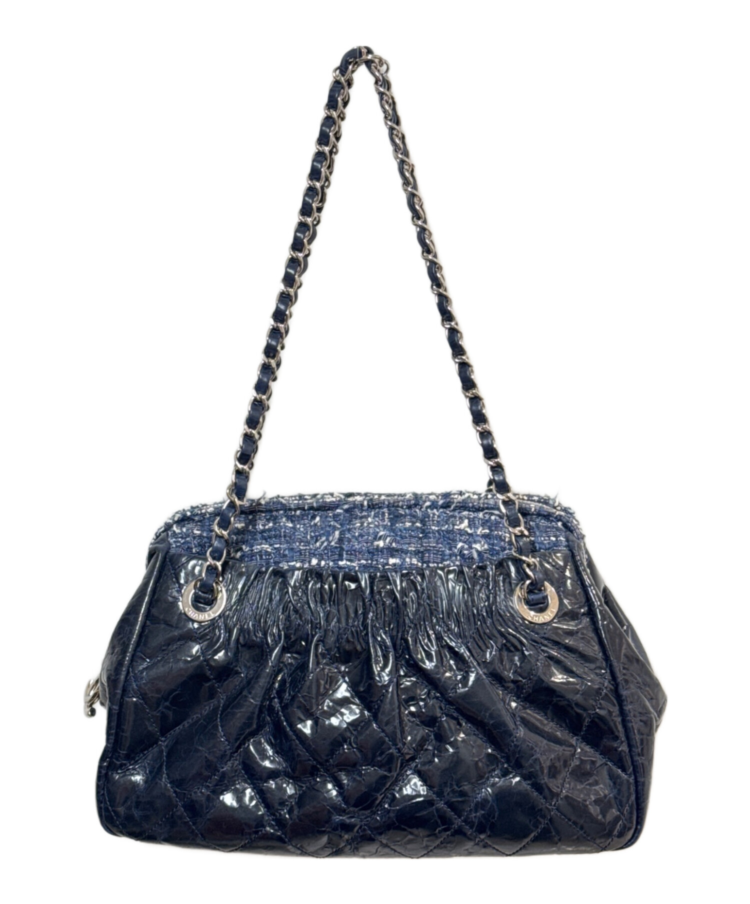 CHANEL シャネル ショルダーバッグ レディース 【古着】【中古】 中古・古着通販】CHANEL (シャネル) ショルダーバッグ ブルー