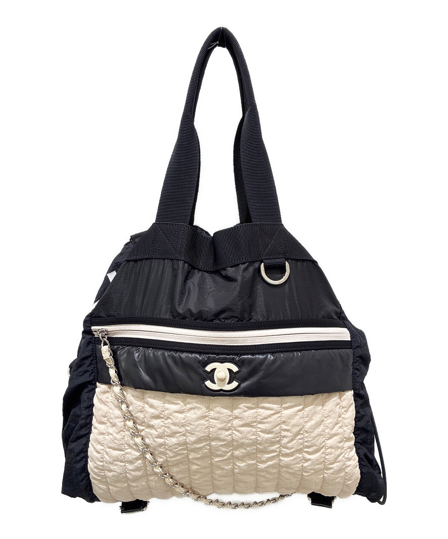 CHANEL バック 中古・古着通販】CHANEL (シャネル) The Sea Nylon Backpack/ココ