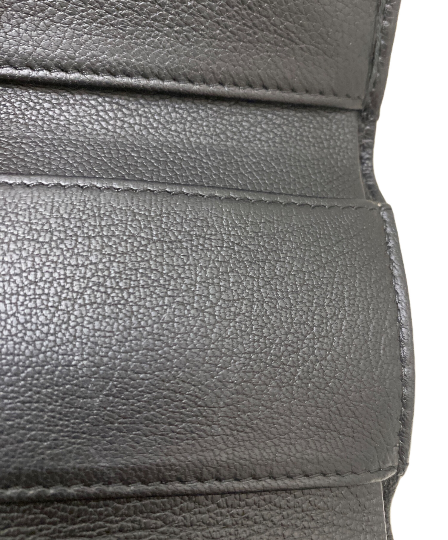 中古・古着通販】CHANEL (シャネル) コンパクトウォレット ブラック