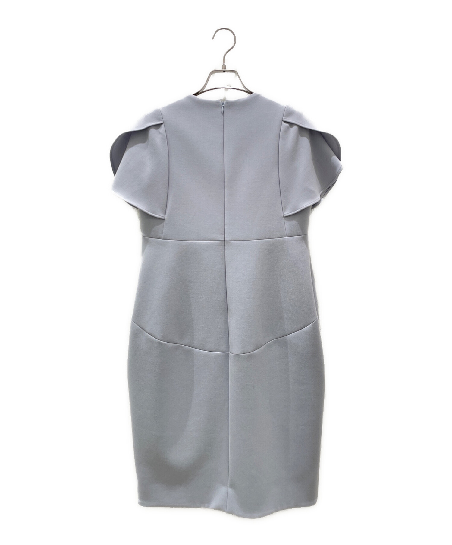 YOKO CHAN PETITE ロングスリーブパールヘムスカラップドレス　M ロングスリーブパールドレス – YOKO CHAN