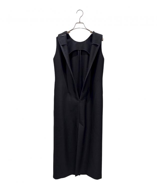 美品 keina rita ケイナリタ ビスチェ 黒 中古・古着通販】KEINA RITA (ケイナ リタ) Silk Wool Vent Dress