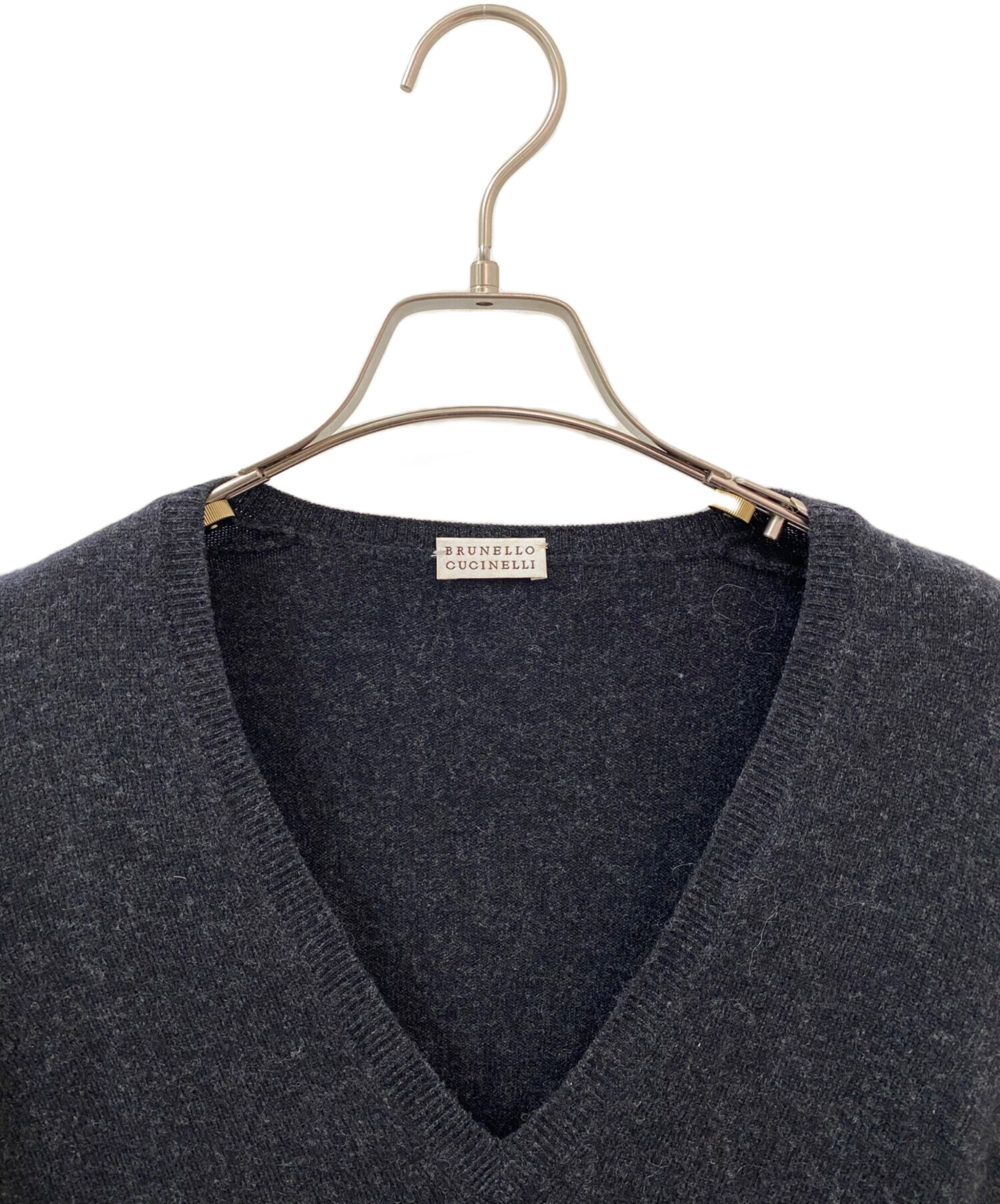 中古・古着通販】BRUNELLO CUCINELLI (ブルネロクチネリ) Vネック