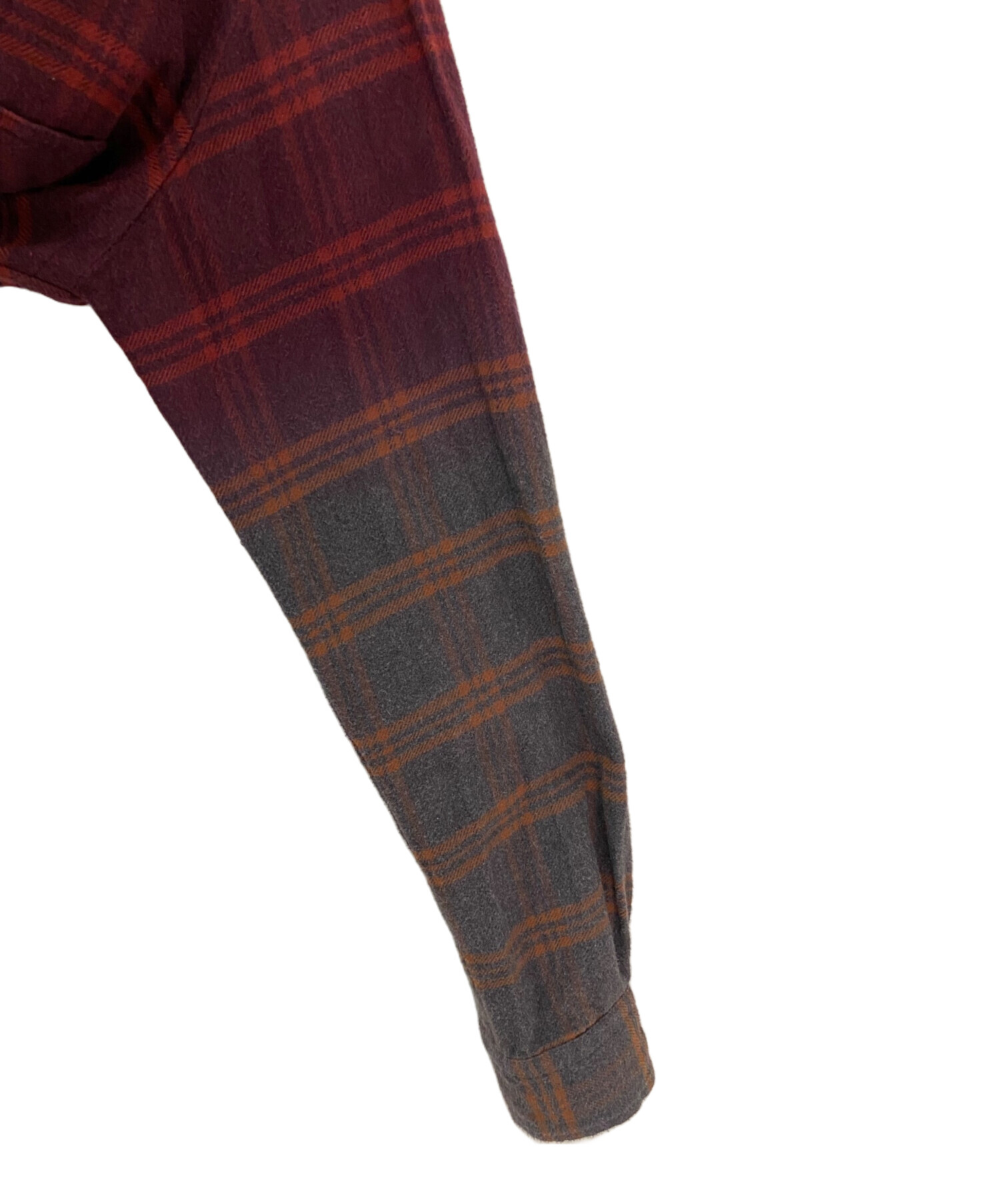 中古・古着通販】sacai (サカイ) チェックシャツ レッド サイズ:1