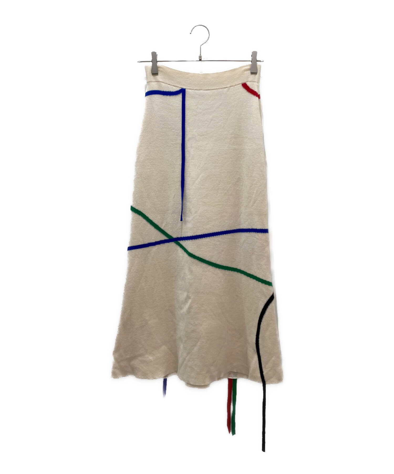 中古・古着通販】LOEWE (ロエベ) フレア インターシャ スカート