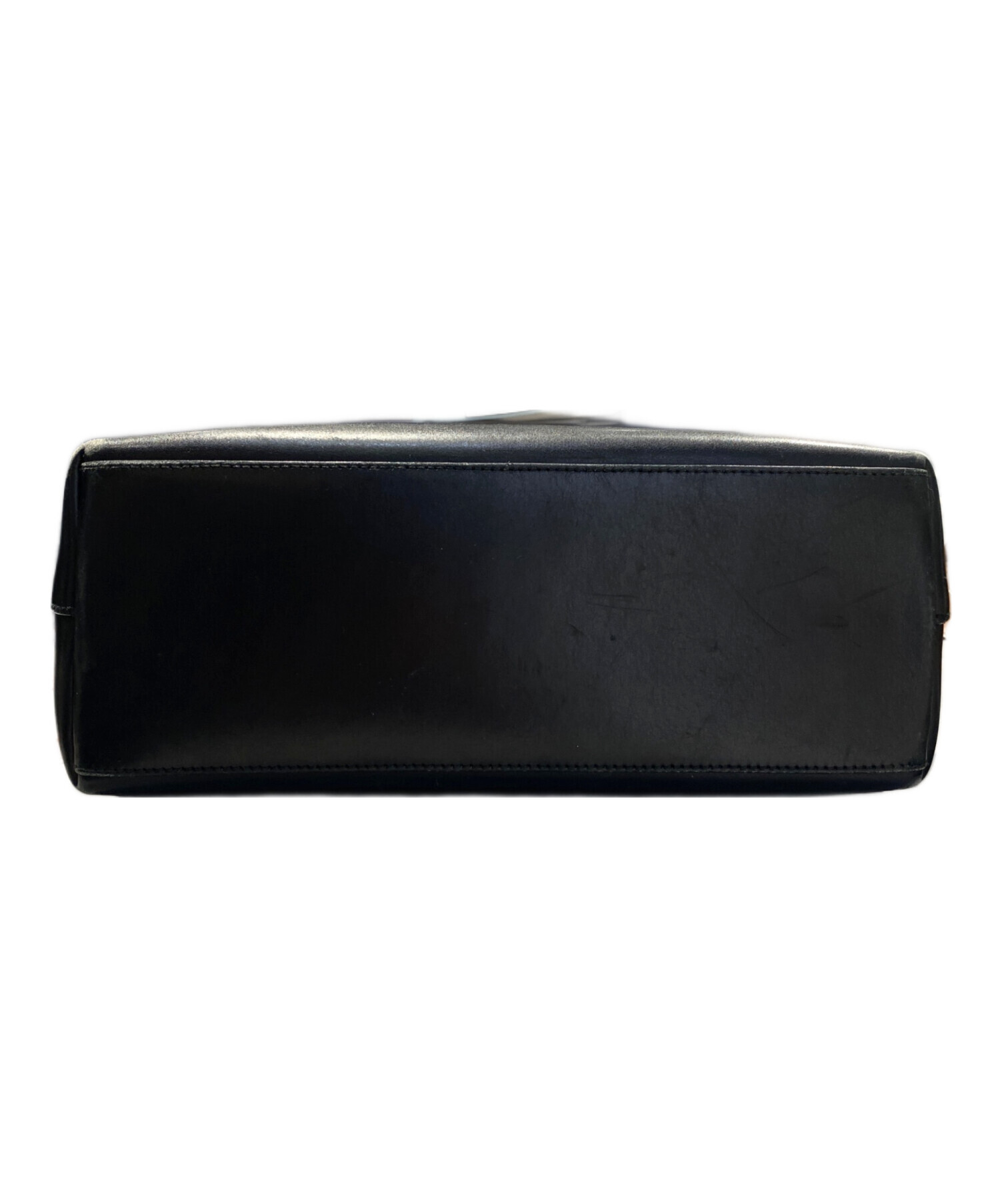 中古・古着通販】GUCCI (グッチ) バンブー ハンドバッグ ブラック
