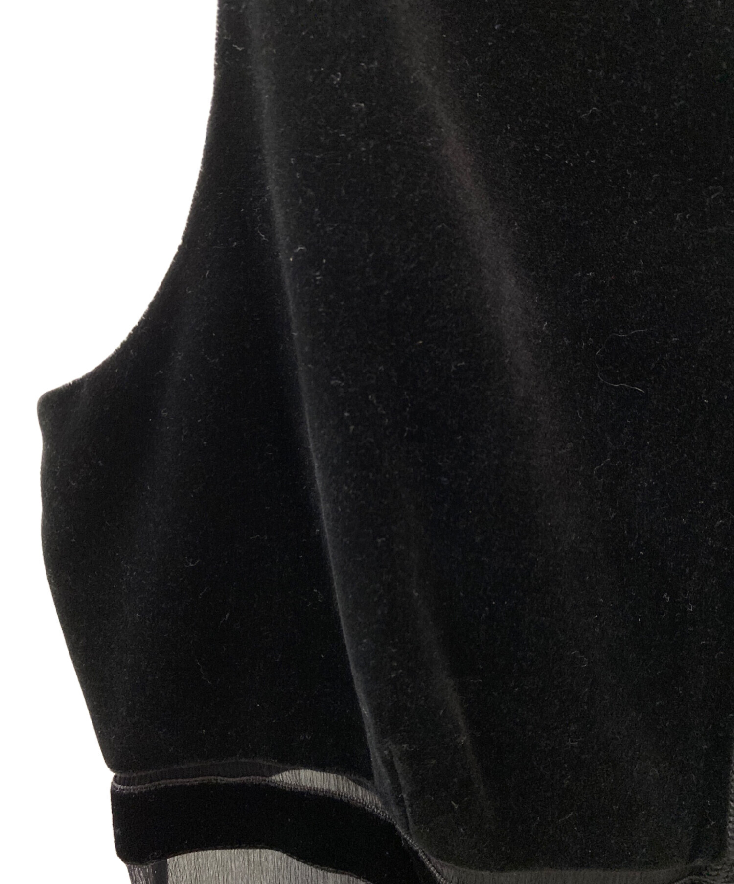 中古・古着通販】PRADA (プラダ) キャミソールワンピース ブラック