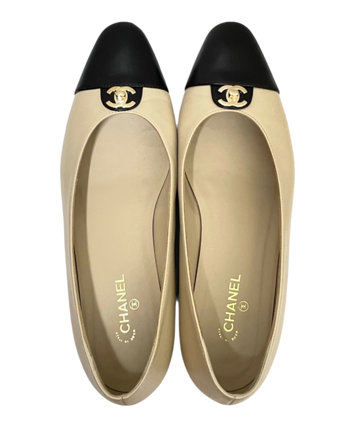 中古・古着通販】CHANEL (シャネル) バレリーナココマークロゴパンプス