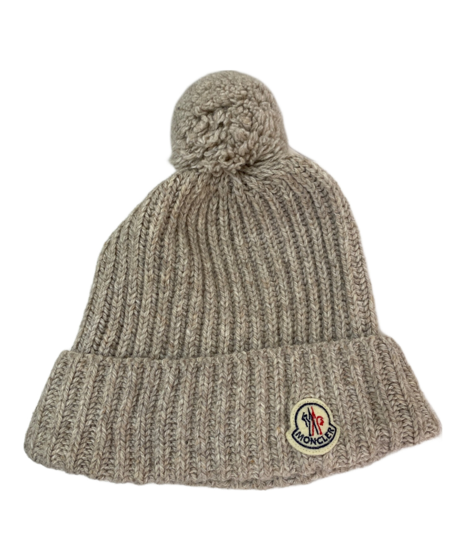 【匿名配送】MONCLERモンクレール　ニット帽 モンクレールMONCLERニット帽レディースブラック