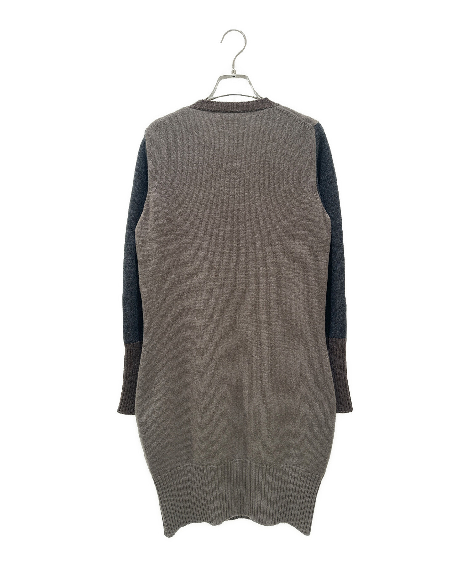 中古・古着通販】CHANEL (シャネル) ニットバイカラーワンピース