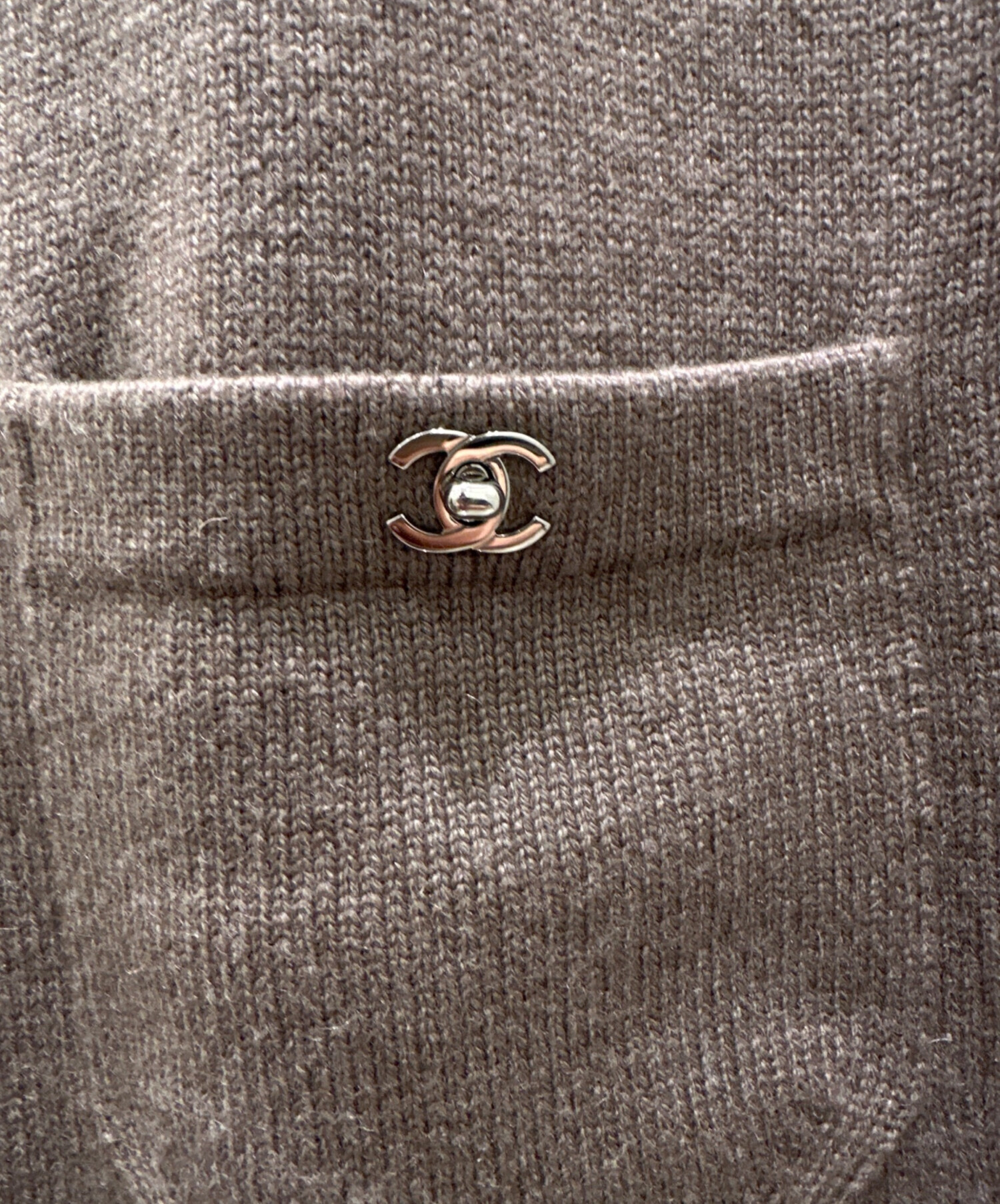 中古・古着通販】CHANEL (シャネル) ニットバイカラーワンピース