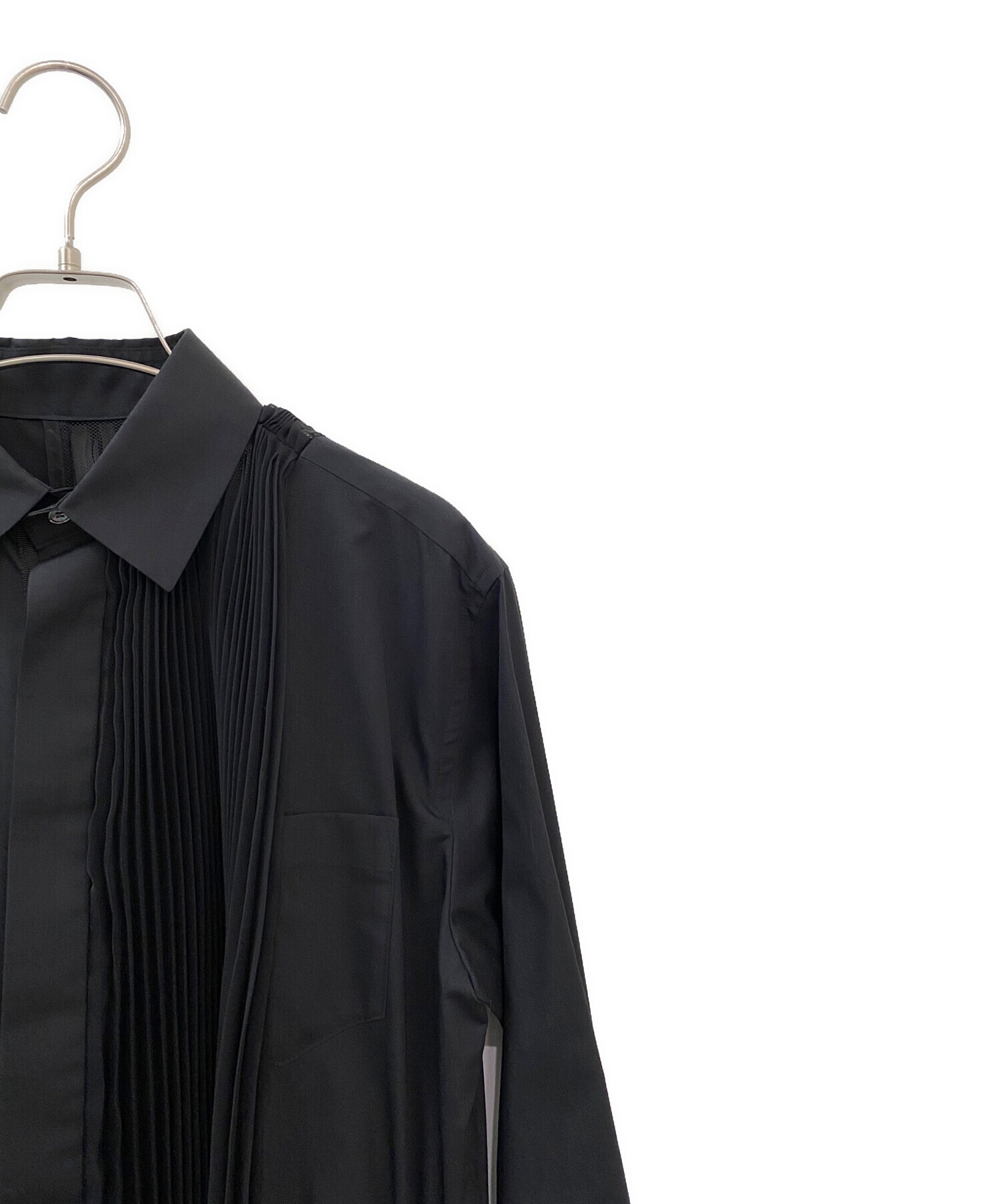 中古・古着通販】sacai (サカイ) シースルー シャツワンピース