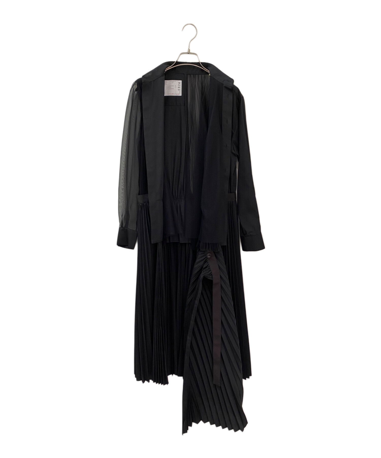 中古・古着通販】sacai (サカイ) シースルー シャツワンピース