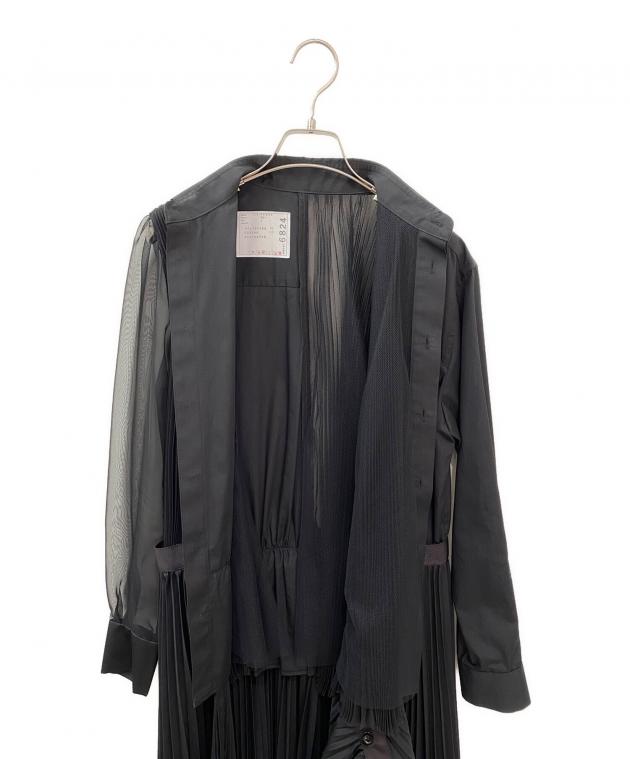 中古・古着通販】sacai (サカイ) シースルー シャツワンピース