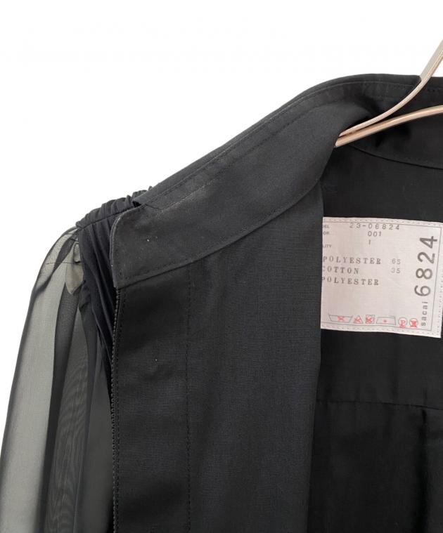 中古・古着通販】sacai (サカイ) シースルー シャツワンピース