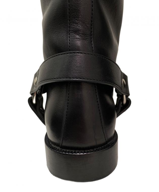 バ*ク様 loewe ブーツ 中古・古着通販】LOEWE (ロエベ) カンボバイカーブーツ ブラック